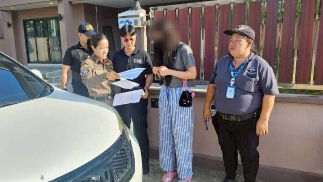 Thai police detain four Chinese nationals linked to a Chinese loan shark gang after raids at luxury estates in Chon Buri.