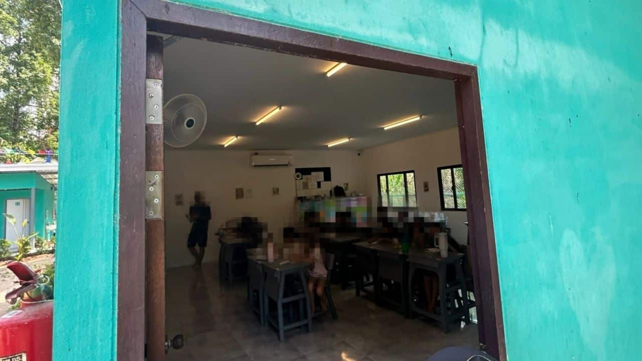 Police made nine arrests in a Koh Pha Ngan raid after finding an alleged illegal school operating beyond its childcare licence.