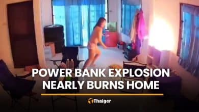Cheap power bank explodes, nearly burns Samut Prakan home | Thaiger