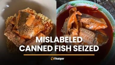13,000 mislabeled canned fish seized at Samut Sakhon factory | Thaiger
