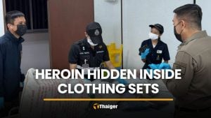 Police seize heroin hidden in Thai clothing sets bound for Australia | Thaiger
