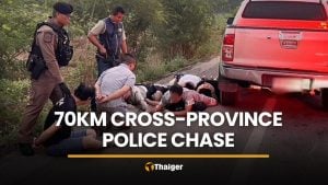 Thai driver, Chinese nationals caught in Sa Kaeo after 70km chase | Thaiger