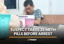 Nakhon Si Thammarat theft suspect consumes 25 meth pills before arrest | Thaiger