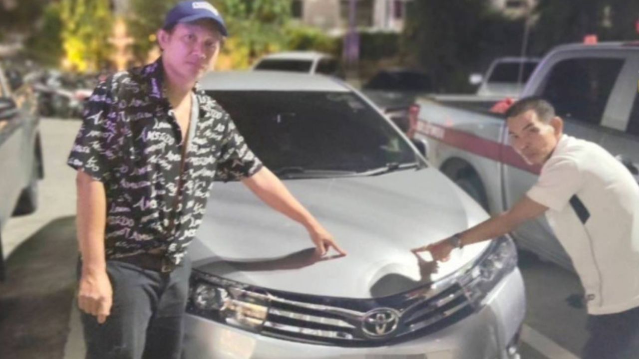 Four Indian tourists in Phuket were accused of attacking a Thai man after a dispute over one tourist sitting on a car bonnet.