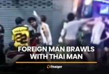 Foreign man filmed provoking Thai man before street fight | Thaiger