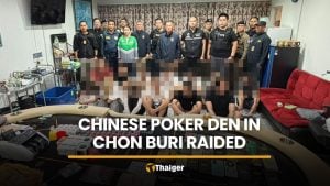 Chinese gamblers injured leaping from window in Chon Buri poker den raid | Thaiger