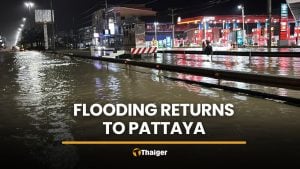 Pattaya drowns again as heavy rain submerges roads | Thaiger