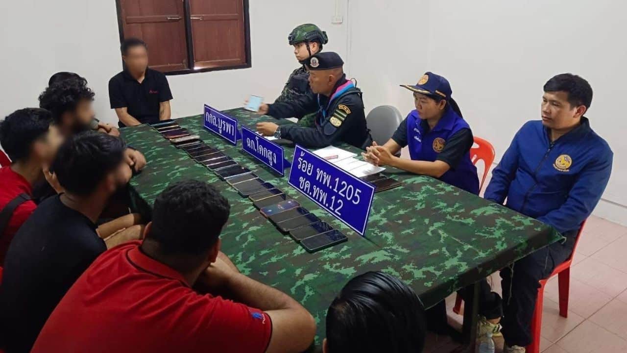 Police found 16 Chinese and Pakistani nationals packed inside a pickup in Sa Kaeo after they allegedly crossed the border from Cambodia.