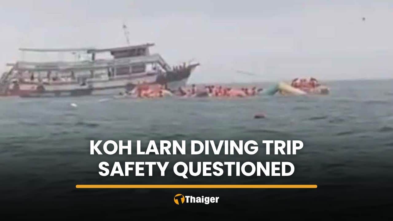 Koh Larn diving trip safety questioned after tourists left in storm | Thaiger