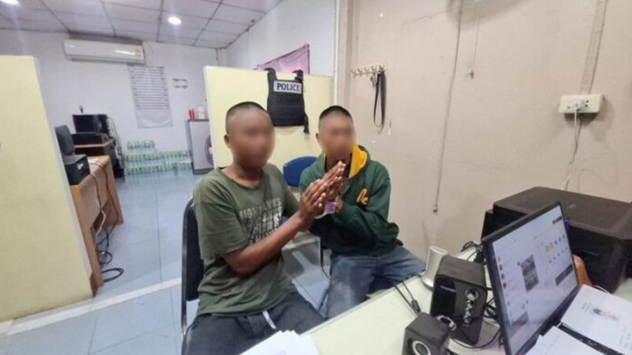 Police say two Udon Thani conscripts cited homesickness after fleeing camp and allegedly stealing a woman’s motorcycle.