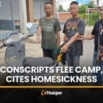 Homesick conscripts flee camp, steal motorcycle, fail drug test | Thaiger