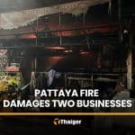 Early morning fire damages Indian restaurant, suit shop in Pattaya | Thaiger