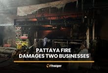 Early morning fire damages Indian restaurant, suit shop in Pattaya | Thaiger
