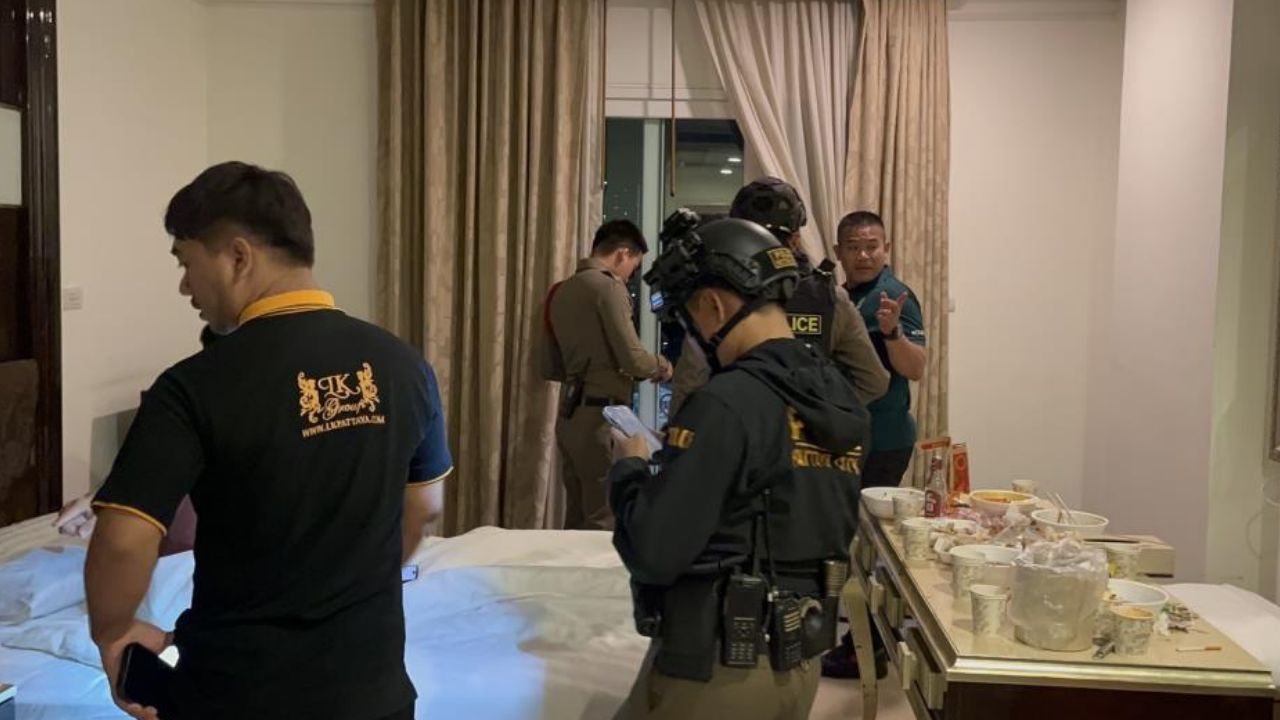 A Pattaya hotel fall left a Chinese tourist dead after he fell from the sixth floor, with police still investigating the cause.