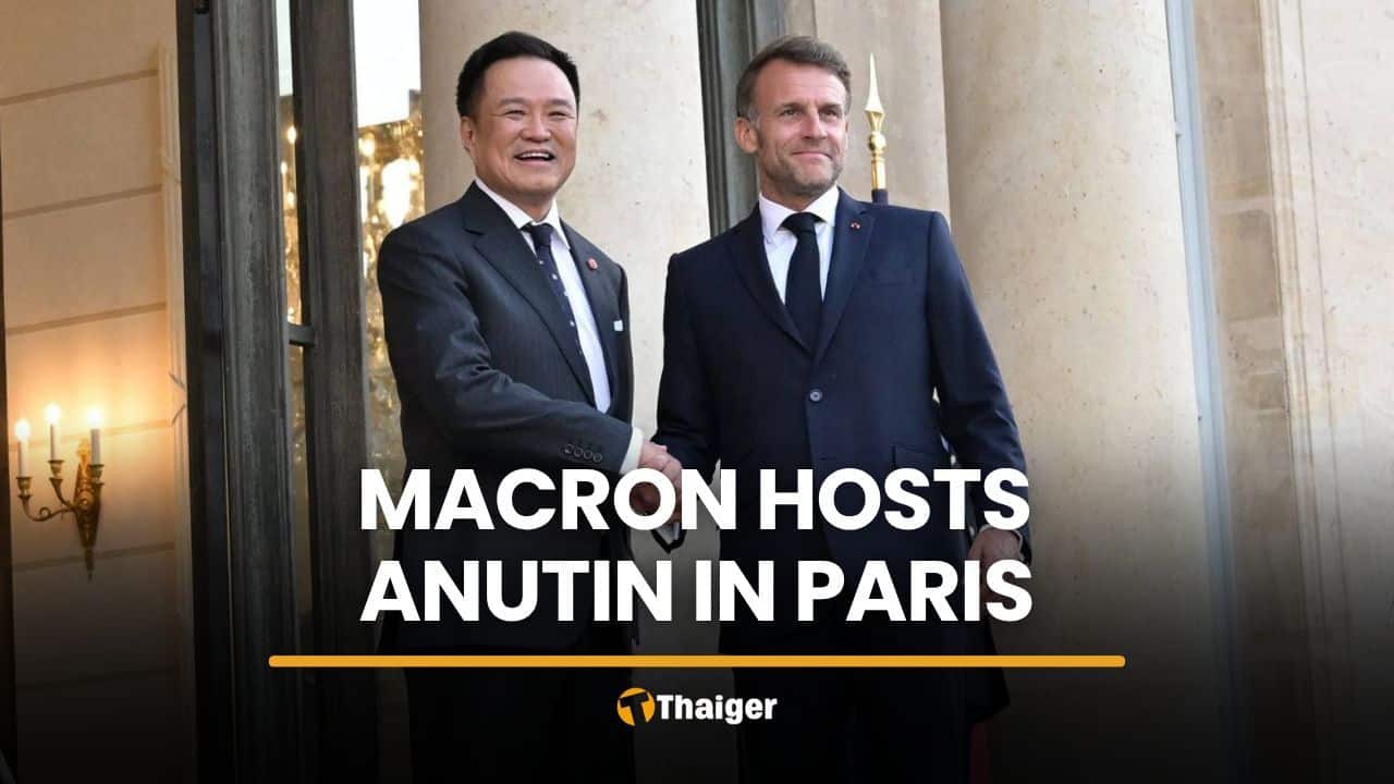 Macron hosts Anutin as Thailand courts French investment | Thaiger