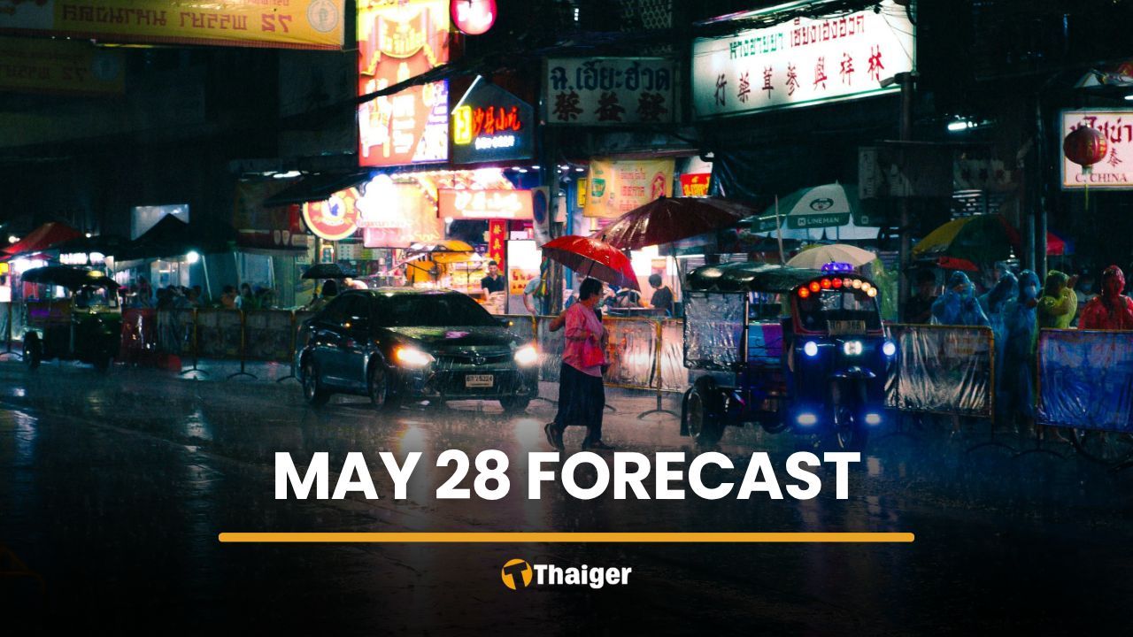 Stronger monsoon brings heavy rain to Thailand in May 28 forecast | Thaiger