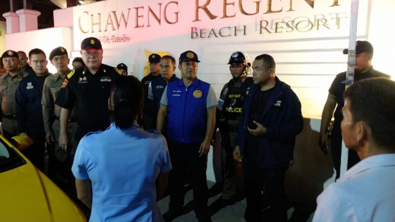 Koh Samui taxi mafia crackdown targets taxi groups accused of occupying public areas and blocking legal taxis from picking up passengers.