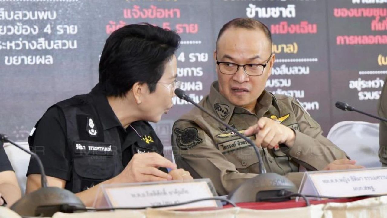 Sun Mingchen faces a wider police probe over weapons, digital transactions, Cambodia crime links, and 815 million baht crime losses.
