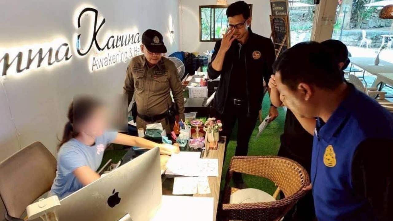 Officials inspected four resorts in Sri Thanu during a Koh Pha Ngan resort crackdown into alleged licence breaches and nominee ownership.