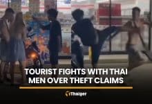 Foreign tourist accused of theft runs from brawl outside Pattaya shop | Thaiger