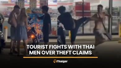 Foreign tourist accused of theft runs from brawl outside Pattaya shop | Thaiger