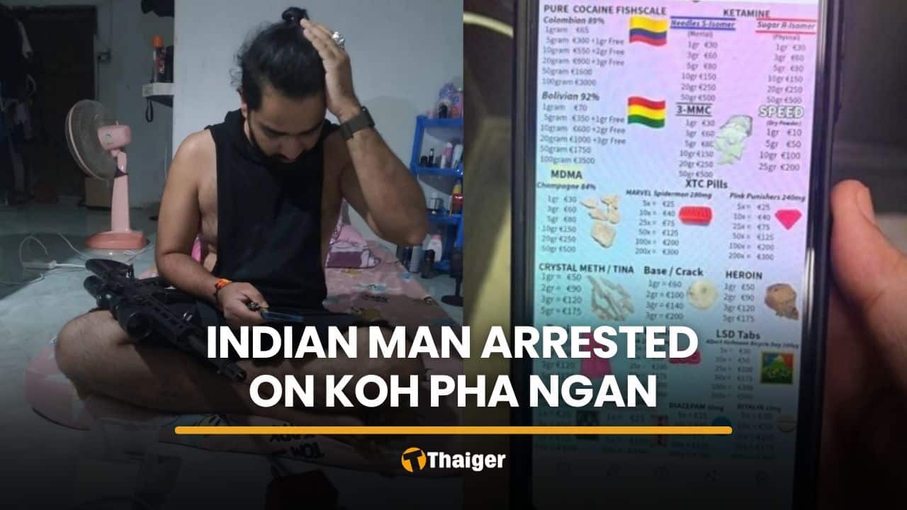 Gun videos lead police to Indian man with drugs on Koh Pha Ngan | Thaiger