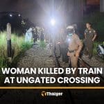 Woman killed by train at ungated railway crossing in Bangkok | Thaiger