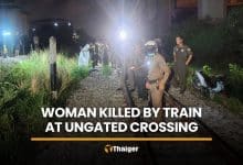 Woman killed by train at ungated railway crossing in Bangkok | Thaiger