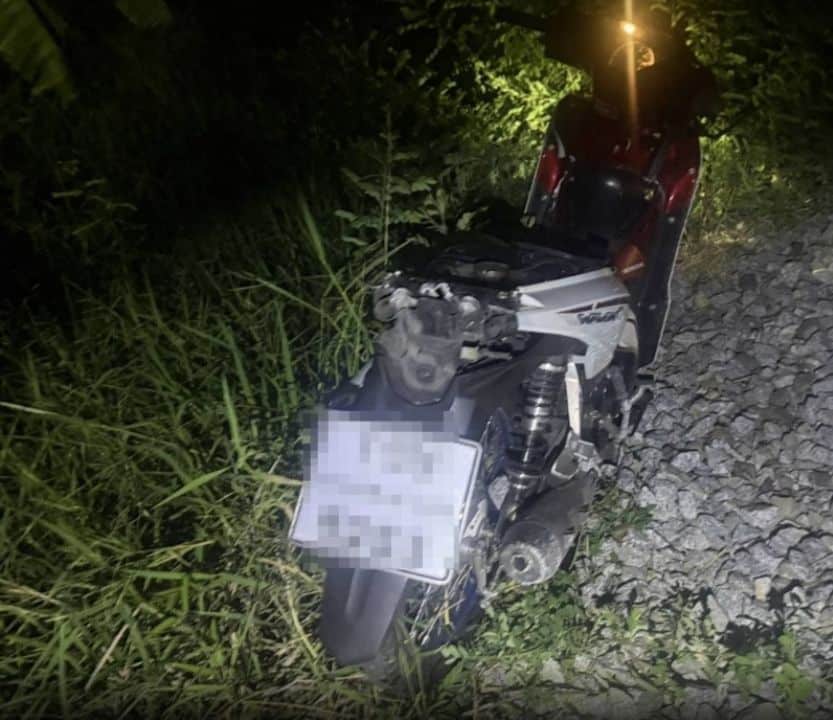 A woman died at an ungated railway crossing Bangkok after a freight train struck her motorcycle in Lat Krabang.
