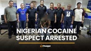 Nigerian cocaine suspect caught hiding in Bangkok ditch | Thaiger