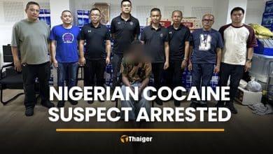 Nigerian cocaine suspect caught hiding in Bangkok ditch | Thaiger