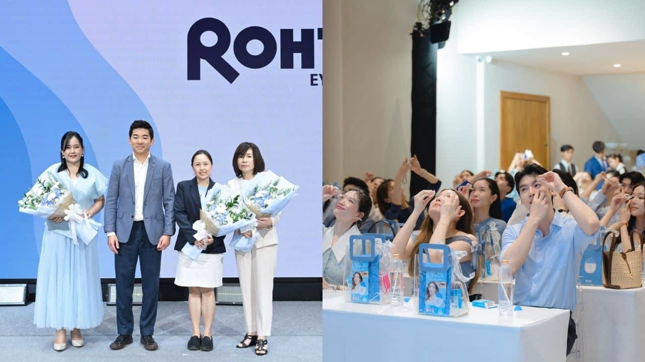 Rohto Eye Drops Thailand launch brings contact lens care range with 'Duo Moisturizing Effect' | News by Thaiger