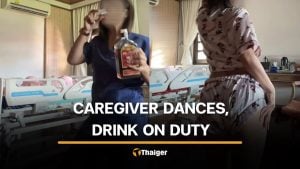 Thai caregiver criticised for dancing, drinking while caring for bedridden | Thaiger