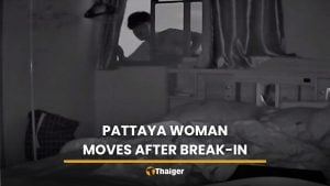 Pattaya CCTV catches man climbing fire escape into woman’s flat | Thaiger