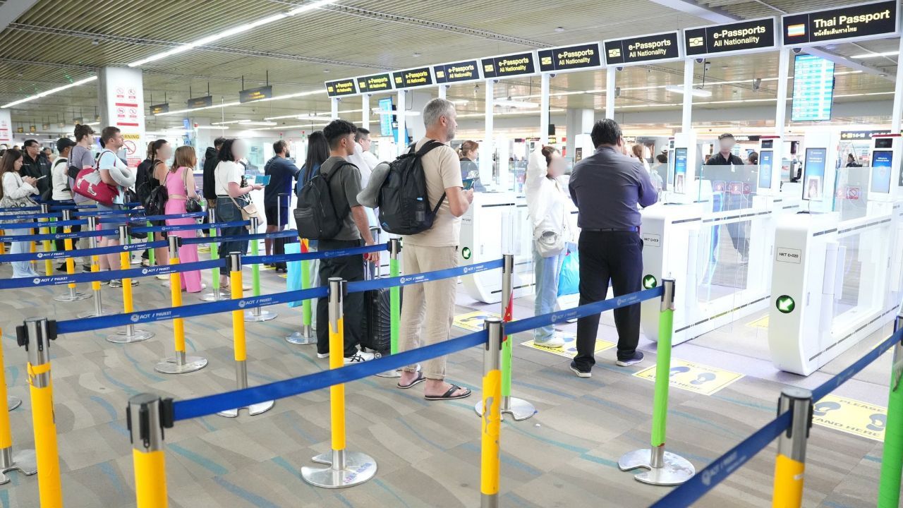 Phuket airport will open automated passport gates on June 13 to help passengers clear immigration faster and reduce queues.