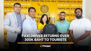Thai taxi driver returns over 300,000 baht to Sri Lankan tourists | Thaiger