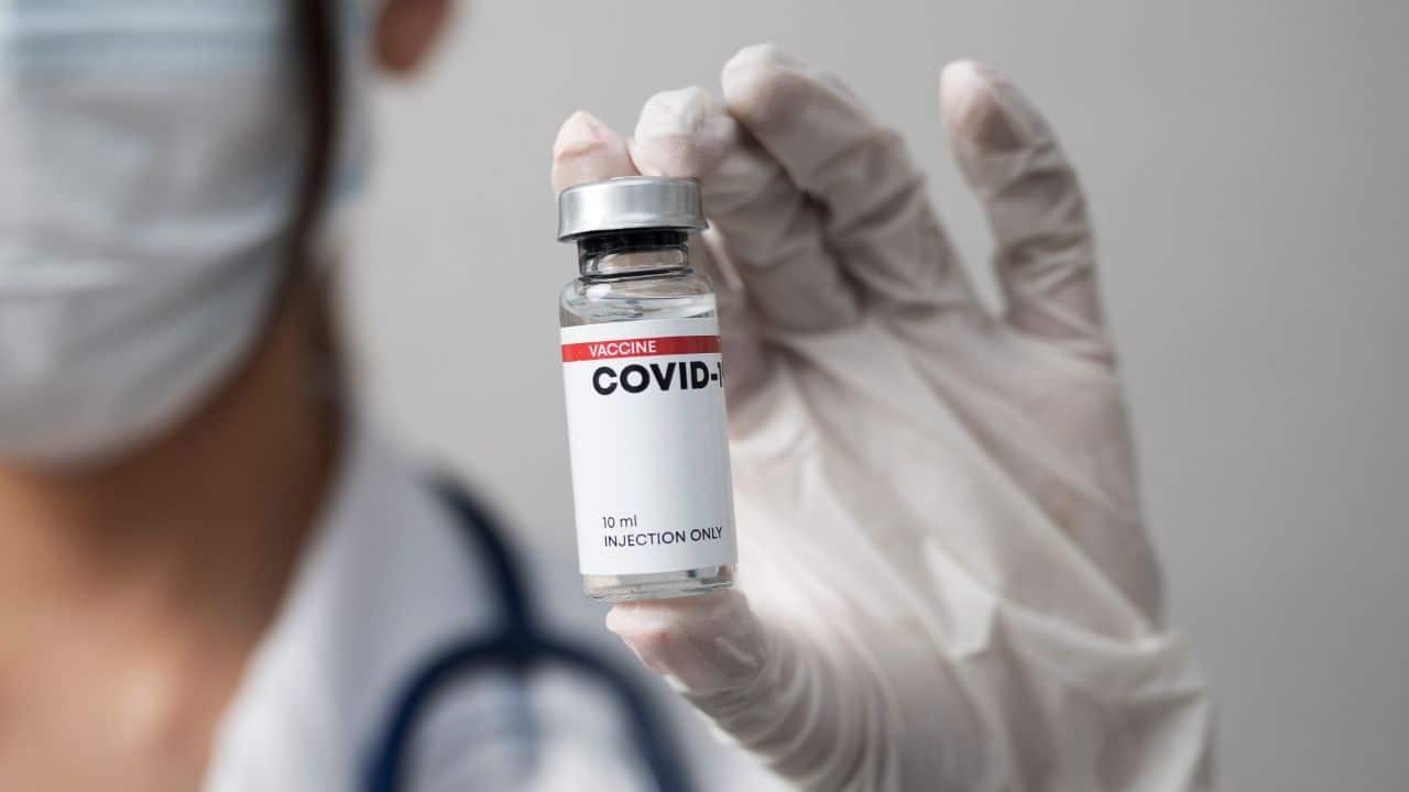 covid vaccine stock photo