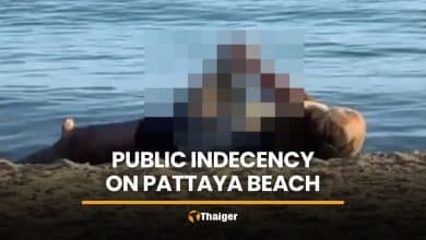 Homeless man removed over public indecency on Pattaya Beach | Thaiger